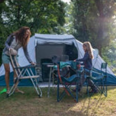 Les Hortensias Grande Tente Familiale Deux Chambres Et Sejour Vue Mer Sur Camping Nature Plestin-les-Grèves Екстериор снимка